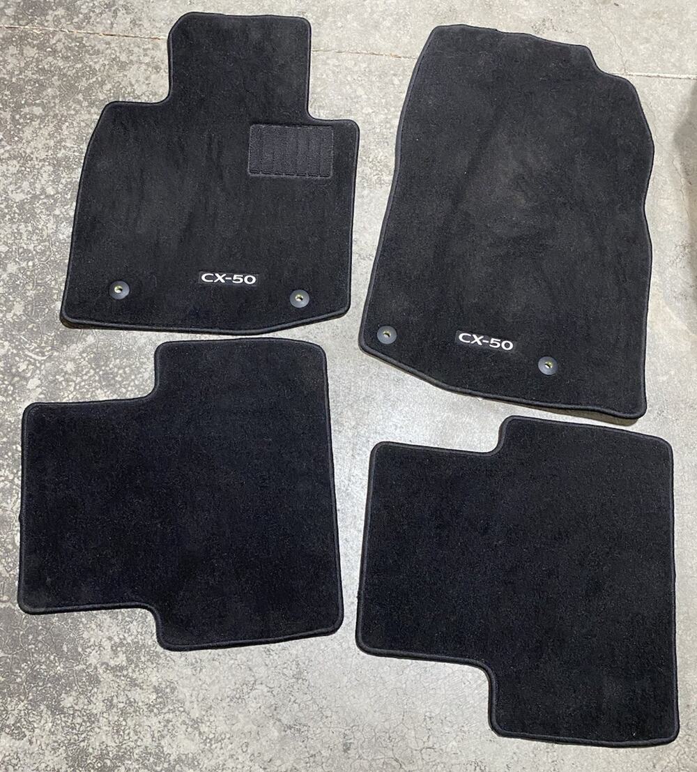 OEM Mazda CX50 Car Floor mats - Original - Plush Carpet Black Set of 4